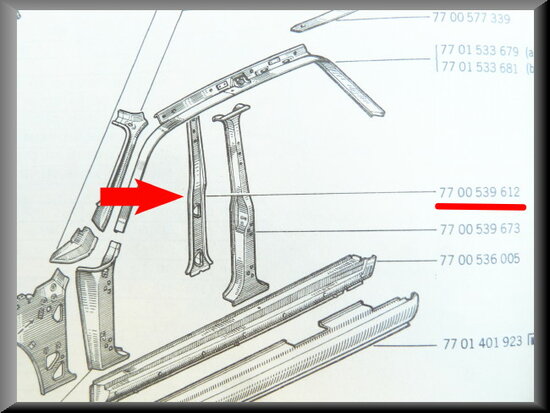 Inner B-pillar left