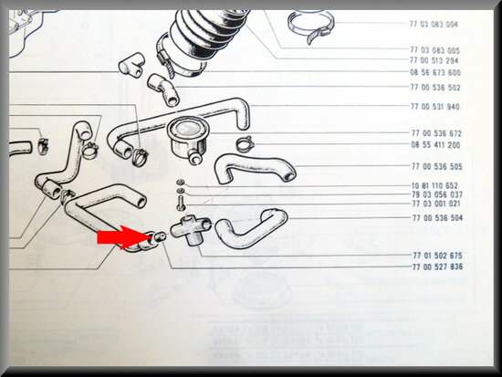 Connecteur de durite de carburateur (Taille extérieure 10 mm, taille intérieure 6,5 mm, petit trou 1 à 1,5 mm).