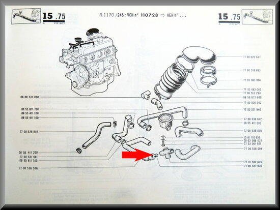 Venturi luchtslang carburatie (Venturi luchtslang carburatie (Buitenmaat 8 mm, binnenmaat 6,5 mm, klein gaatje 1 tot 1,5 mm))..