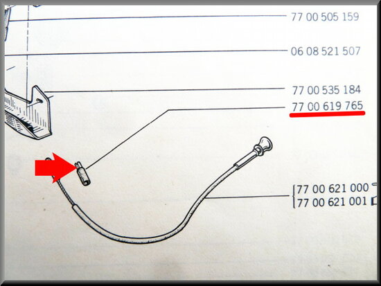 Cable housing hood cable