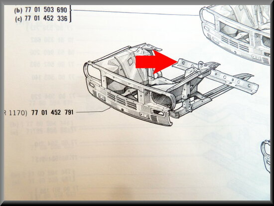 Front cross bar