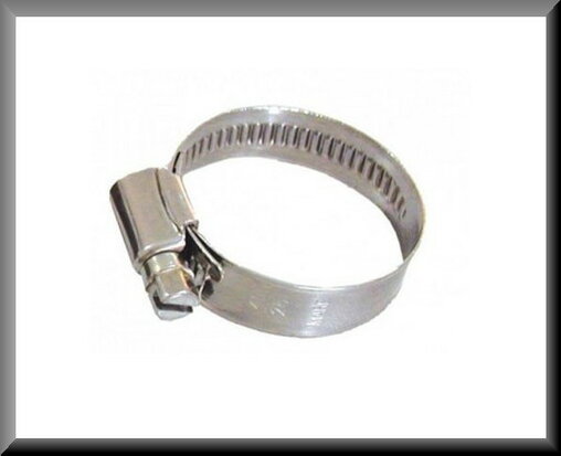 Hose clamp stainless steel 30-40mm.