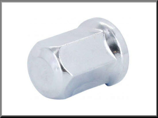 Wheel nut, length 38,5 mm.