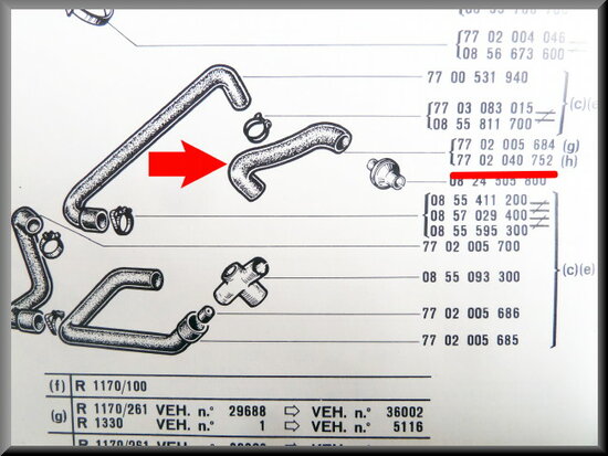 Carburettor hose