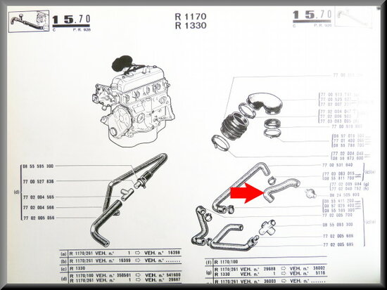 Carburettor hose