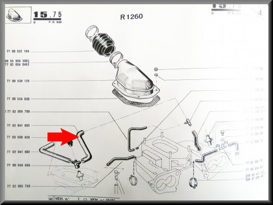 Carburettor hose