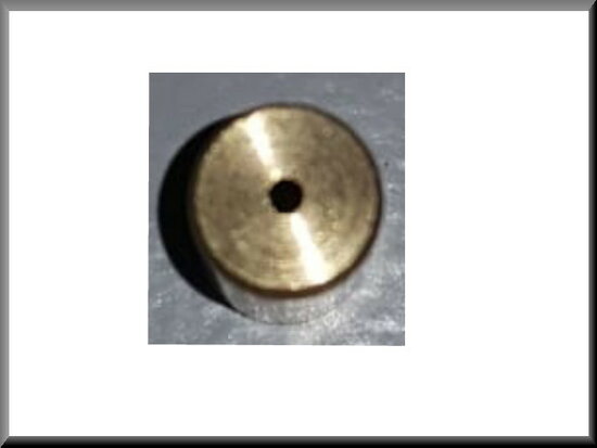 Carburettor hose connector (Outer size 10 mm, inner size 6.5 mm, small hole 1 to 1.5 mm).