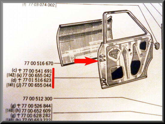 Rear right door R12 Break