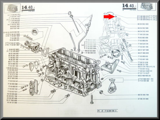 Freeze plug 12 mm R12 Gordini.