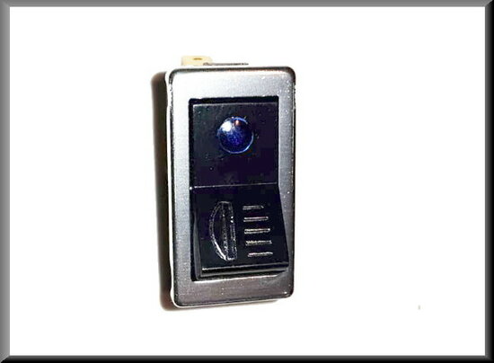 Fog light switch (with blue light).