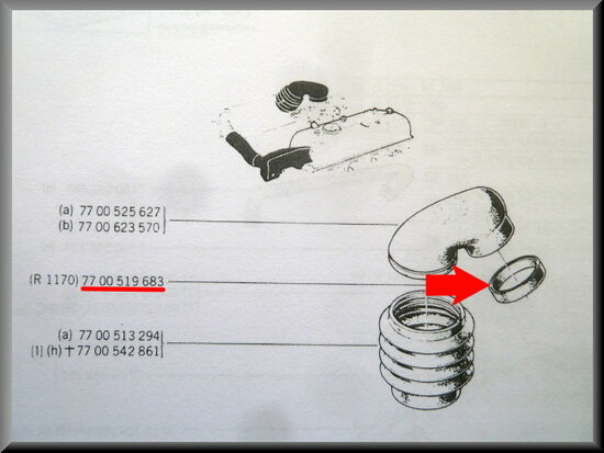 Rubber carburettor cap R1170