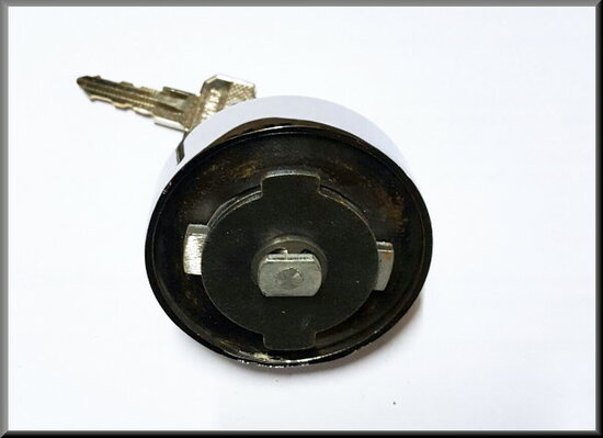 Fuel filler cap lockable (chrome)