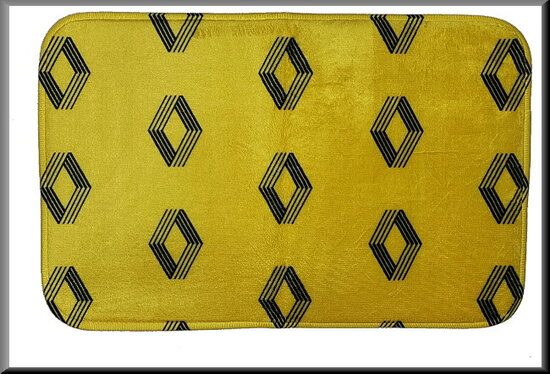 Badmat/ deurmat met Renault logo (40 x 60 cm).