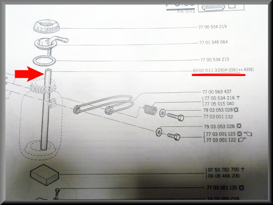 Expansion tank hose