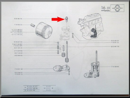 Oil pump gear.