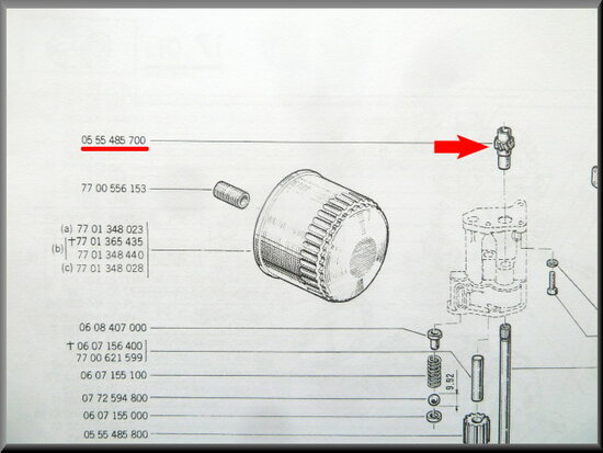 Oil pump gear.