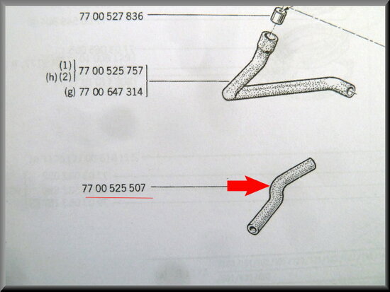 Carburettor hose