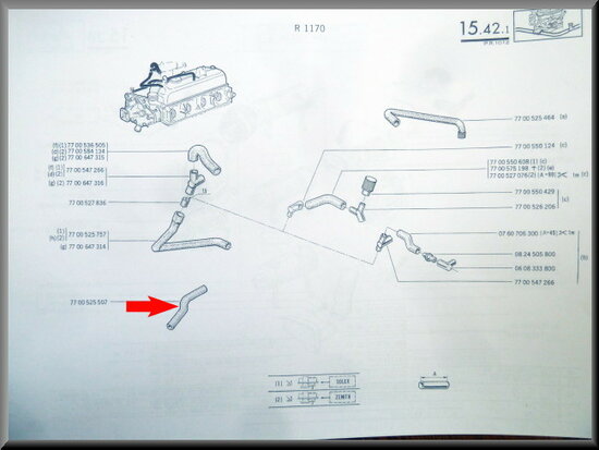 Carburettor hose