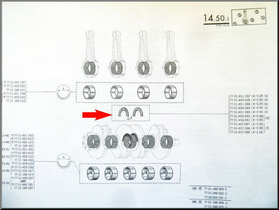 Axiaal lager (2,28mm).