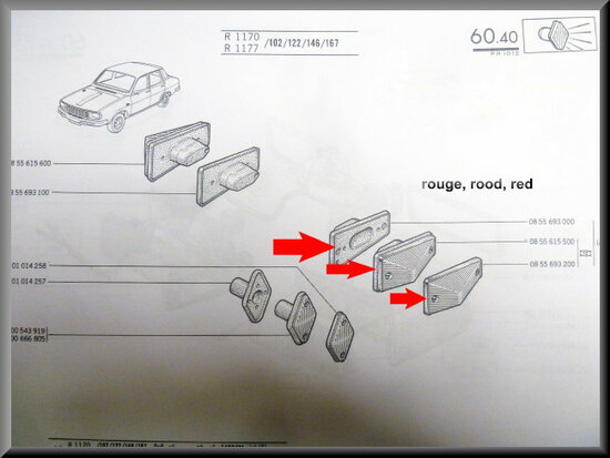 Parkeerlicht unit links