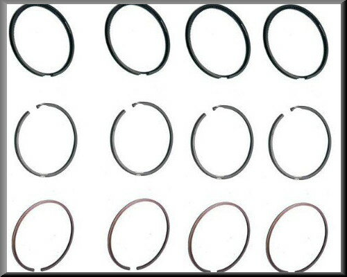 Piston rings (set) R12 Gordini.