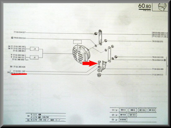 Bolt M8x20 (yellow passivated)