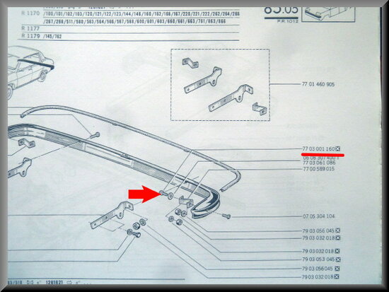 Bout M8x20 (geel gepassiveerd)