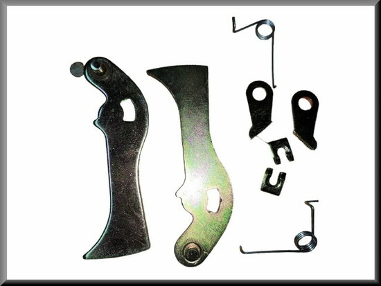 Brake shoes mounting set. 