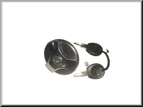 Fuel cap (black) with 2 keys.