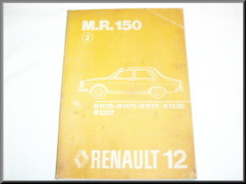 Franstalig werkplaats handboek MR 150 (gebruikt)   