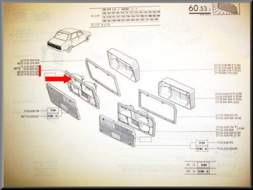 Achterlicht unit links