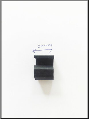 Motorkap rubber 20 mm