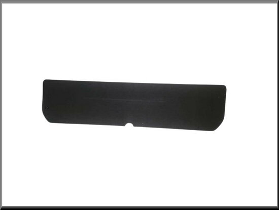 Hoedenplank bekleding (zwart)
