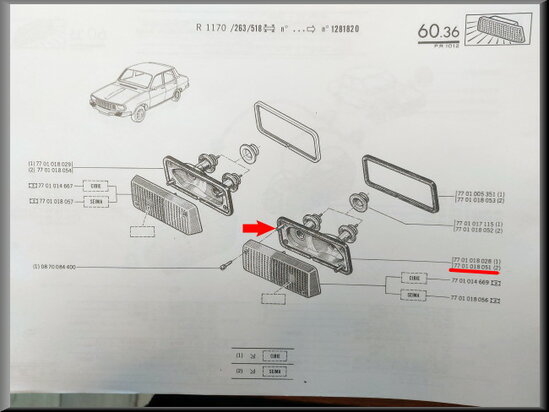 Stadslicht unit links (Seima, New Old Stock)