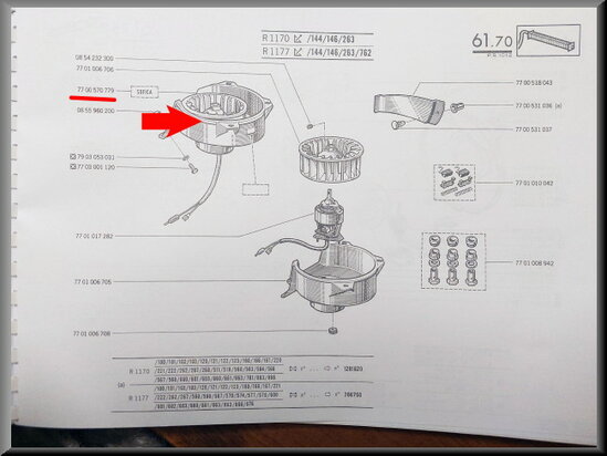 Kachel ventilator (New Old Stock)