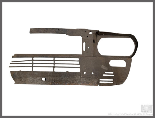 Deel van frontplaat links (R12 oude type, New Old Stock).