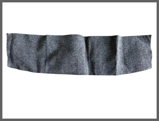 Hoedenplank bekleding (grijs) (New Old Stock)