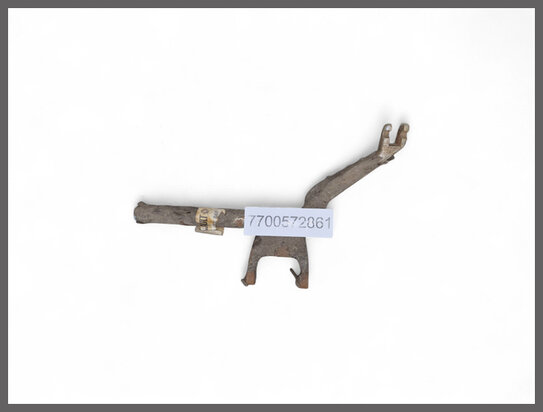 Koppelingsas met vork (New Old Stock).