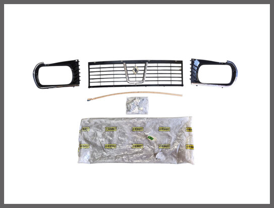 Complete grill met bevestiging set (New Old Stock).