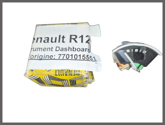 Dashboard meter brandstof (New Old Stock).