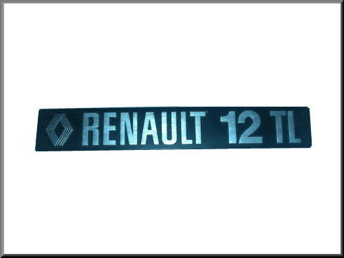 Embleem "Renault 12 TL "