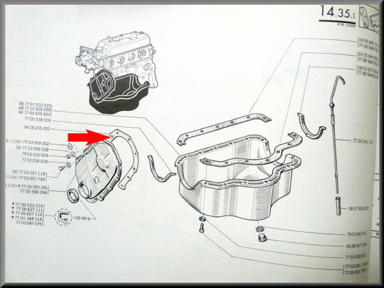 Gear cover seal