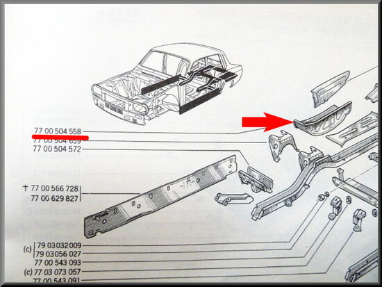 Holder for spare wheel