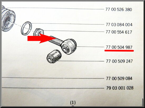 Gear rack eye R16-R12