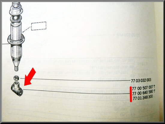 T-piece shock absorber