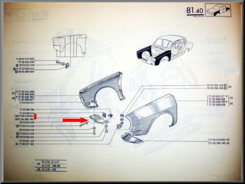 Right lower wing protection plate