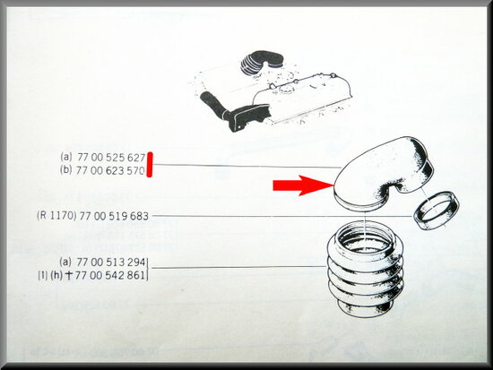 Couvercle de carburateur 