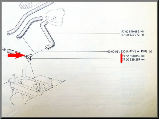 T-piece crankcase breather for Weber carburettor