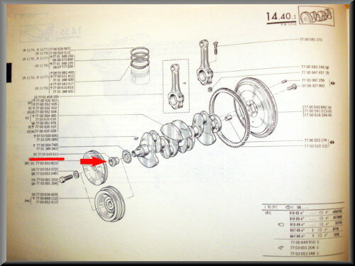 Pulley crankshaft support