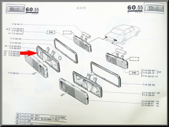 Achterlicht unit links
